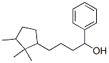 alpha-[3-(2,2,3-trimethylcyclopentyl)propyl]benzyl alcohol Struktur