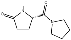 (S)-1-[(5-oxo-2-pyrrolidinyl)carbonyl]pyrrolidine Struktur