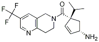 ((1S,4S)-4-aMino-1-isopropylcyclopent-2-enyl)(3-(trifluoroMethyl)-7,8-dihydro-1,6-naphthyridin-6(5H)-yl)Methanone Struktur