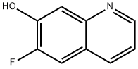 7-Quinolinol,  6-fluoro- Struktur