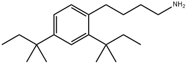 2,4-bis(1,1-dimethylpropyl)benzenebutylamine Struktur