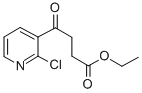 ETHYL 4-(2-CHLORO-3-PYRIDYL)-4-OXOBUTYRATE Struktur