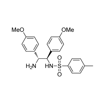 N-[(1R,2R)-2-aMino-1,2-bis(4-Methoxyphenyl)ethyl]-4-Methyl-BenzenesulfonaMide Struktur