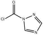 1H-1,2,4-Triazole-1-carbonylchloride(9CI) Struktur