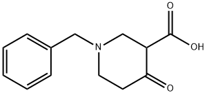 1-BENZYL-4-OXO-PIPERIDINE-3-CARBOXYLIC ACID Struktur