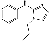 1-Propyl-5-(phenylamino)-1H-tetrazole Struktur