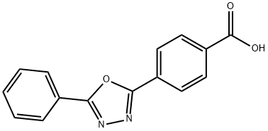 4-(5-PHENYL-1,3,4-OXADIAZOL-2-YL)BENZOIC ACID Struktur