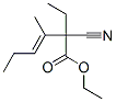 ethyl 2-cyano-2-ethyl-3-methylhex-3-enoate