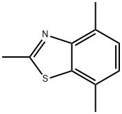 2,4,7-TRIMETHYLBENZOTHIAZOLE Struktur