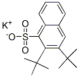 potassium bis(tert-butyl)naphthalenesulphonate Struktur