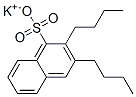 potassium dibutylnaphthalenesulphonate Struktur