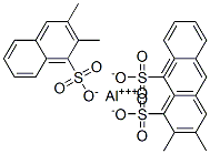 aluminium tris(dimethylnaphthalenesulphonate) Struktur