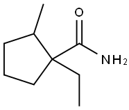 Cyclopentanecarboxamide,  1-ethyl-2-methyl- Struktur