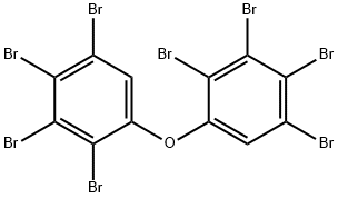 1,1'-OXYBIS(2,3,4,5-TETRABROMOBENZENE) Struktur