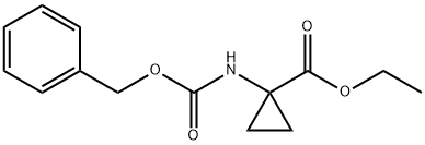 Cyclopropanecarboxylic acid, 1-[[(phenylMethoxy)carbonyl]aMino]-, ethyl ester Struktur