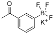 POTASSIUM (3-ACETYLPHENYL)TRIFLUOROBORATE Struktur