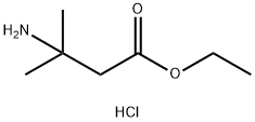 3-AMINO-3-METHYL-BUTYRIC ACID ETHYL ESTER HCL Struktur