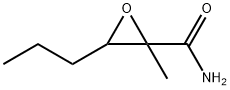 2-Oxiranecarboxamide,  2-methyl-3-propyl- Structure