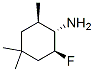 Cyclohexanamine, 2-fluoro-4,4,6-trimethyl-, (1alpha,2beta,6beta)- (9CI) Struktur