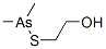 dimethylarsinomercaptoethanol Struktur