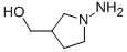 (1-Amino-pyrrolidin-3-yl)-methanol Struktur