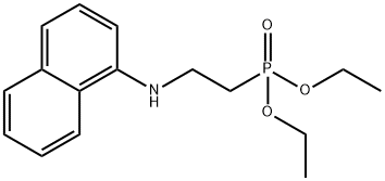 diethyl [2-(1-naphthylamino)ethyl]phosphonate  Struktur