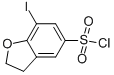 7-IODO-2,3-DIHYDROBENZOFURAN-5-SULFONYL CHLORIDE Struktur