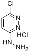 Pyridazine, 3-chloro-6-hydrazino-, hydrochloride Struktur