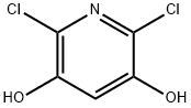 3,5-Pyridinediol,  2,6-dichloro- Struktur