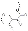 ethyl 2-oxo-2-(4-oxotetrahydro-2H-pyran-3-yl)acetate Struktur