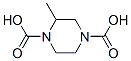 1,4-Piperazinedicarboxylic  acid,  2-methyl- Struktur