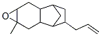 4-allyldecahydro-1a-methyl-3,6-methanonaphth[2,3-b]oxirene Struktur