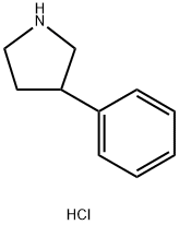 3-PHENYL-PYRROLIDINE HYDROCHLORIDE
 Struktur