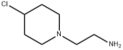 1-PIPERIDINEETHANAMINE,4-CHLORO- Struktur