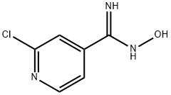 2-CHLORO-N-HYDROXY-ISONICOTINAMIDINE Structure