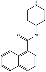 N-(piperidin-4-yl)naphthalene-1-carboxamide Struktur