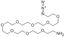 O-(2-AMINOETHYL)-O-(2-AZIDOETHYL)HEPTAETHYLENE GLYCOL Struktur