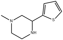 Piperazine, 1-methyl-3-(2-thienyl)- (9CI) Struktur