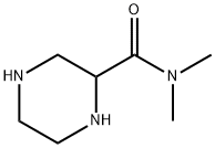 2-Piperazinecarboxamide,  N,N-dimethyl- Struktur