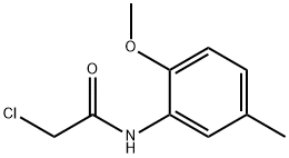 2-CHLORO-N-(2-METHOXY-5-METHYLPHENYL)ACETAMIDE Struktur