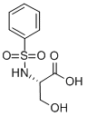 PHENYLSULFONYL-L-SERINE Struktur