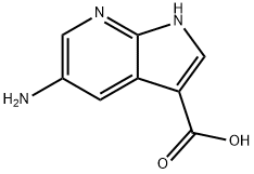 5-Amino-7-azaindole-3-carboxylic acid Struktur