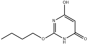 2-butoxypyriMidine-4,6-diol Struktur