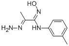 N-(m-Tolyl)pyruvamidoxime 2-hydrazone Struktur