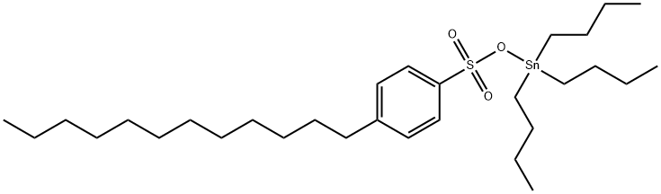 tributyl[[(p-dodecylphenyl)sulphonyl]oxy]stannane Struktur