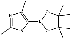 2,4-二甲基-5-(4,4,5,5-四甲基-1,3,2-二氧硼烷-2-YL)-1,3-噻唑, 859833-13-9, 結(jié)構(gòu)式