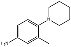 3-Methyl-4-(1-piperidinyl)aniline Struktur