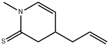 2(1H)-Pyridinethione,  3,4-dihydro-1-methyl-4-(2-propen-1-yl)- Struktur