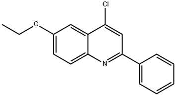 4-Chloro-6-ethoxy-2-phenylquinoline Struktur