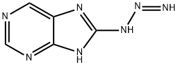 9H-Purine,  8-(2-triazen-1-yl)- Struktur